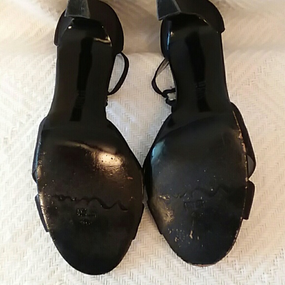 Nina New York black satin t-strap heels - Picture 6 of 8